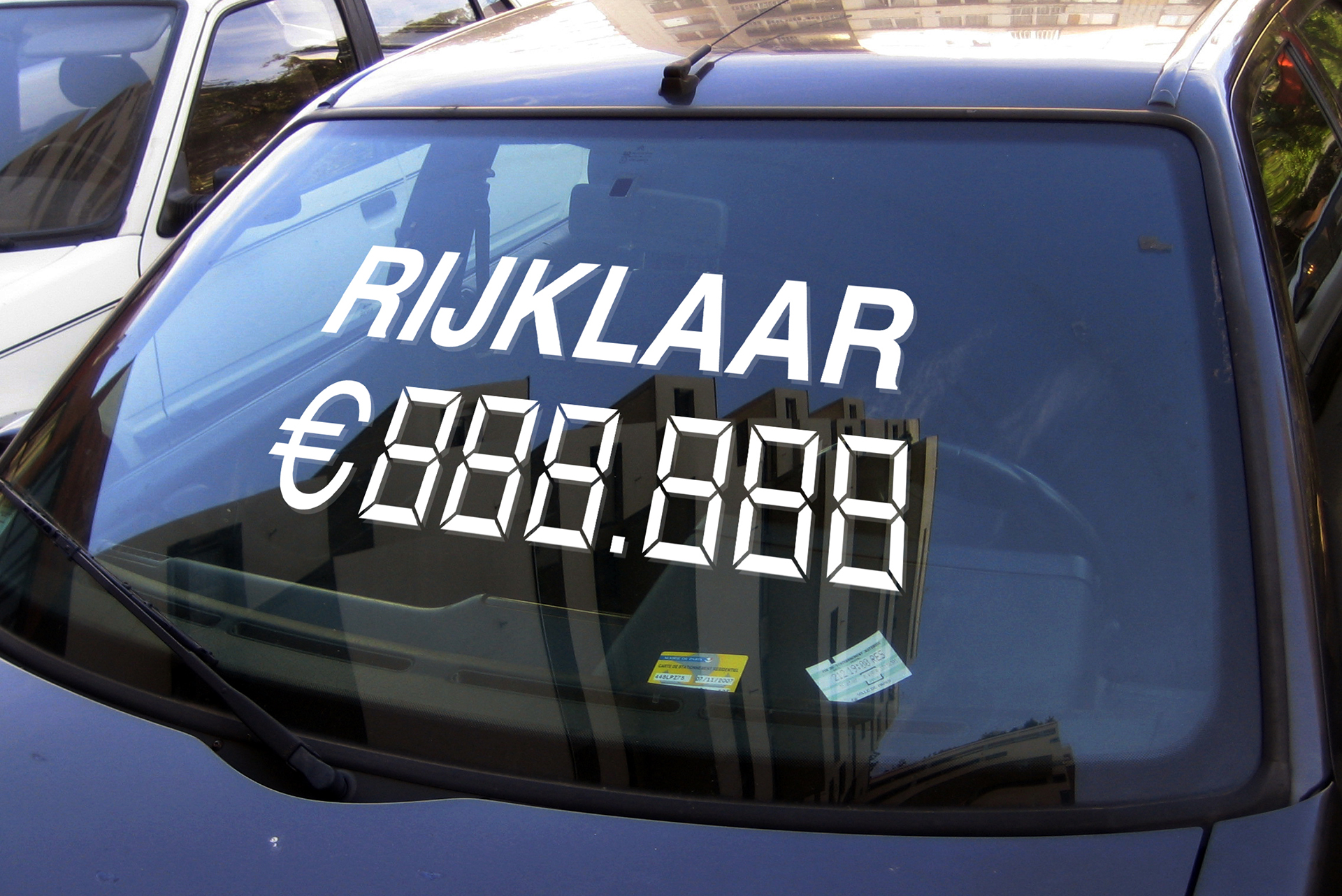 Verkoop je auto sneller met een autoverkoopsticker