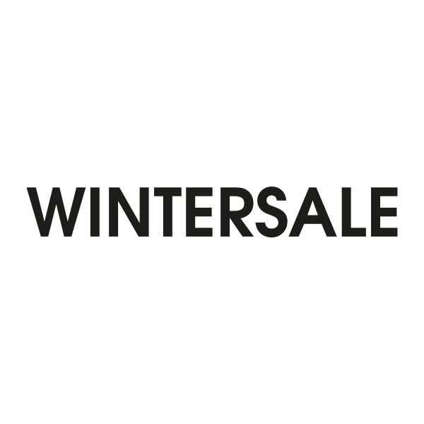 Bedrijfssticker | Wintersale | Zwart