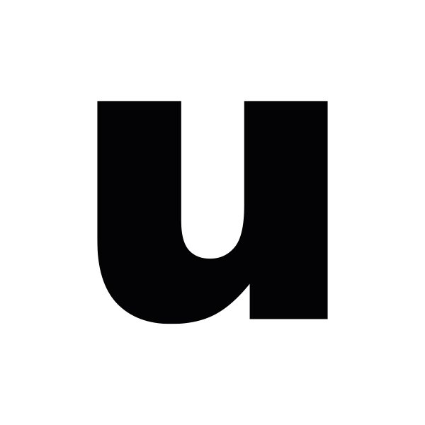 Plakletter | u - Arial Black | Zwart