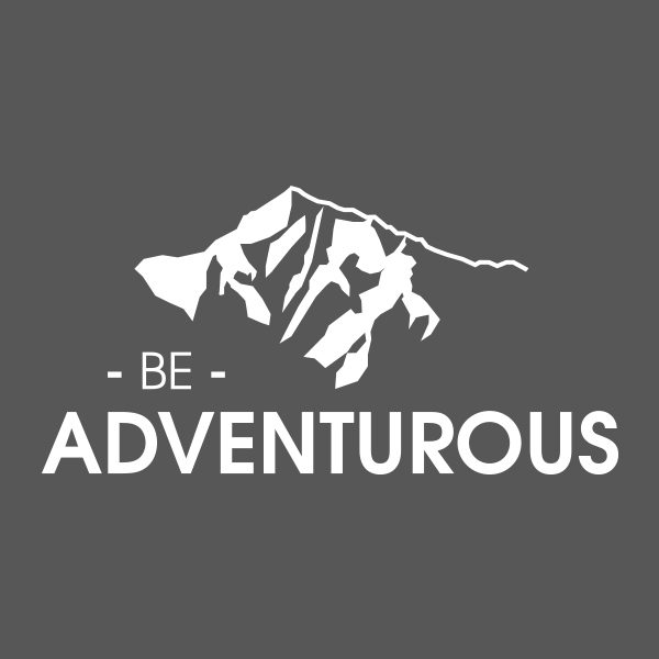 Quotestickers | Be Adventurous | Wit